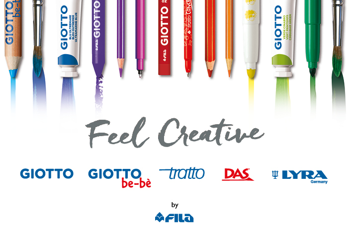 Agenzia Favaretto - FILA - pens, coloured pencils, finger paints, water colours, sticks and paste, pencils, erasers